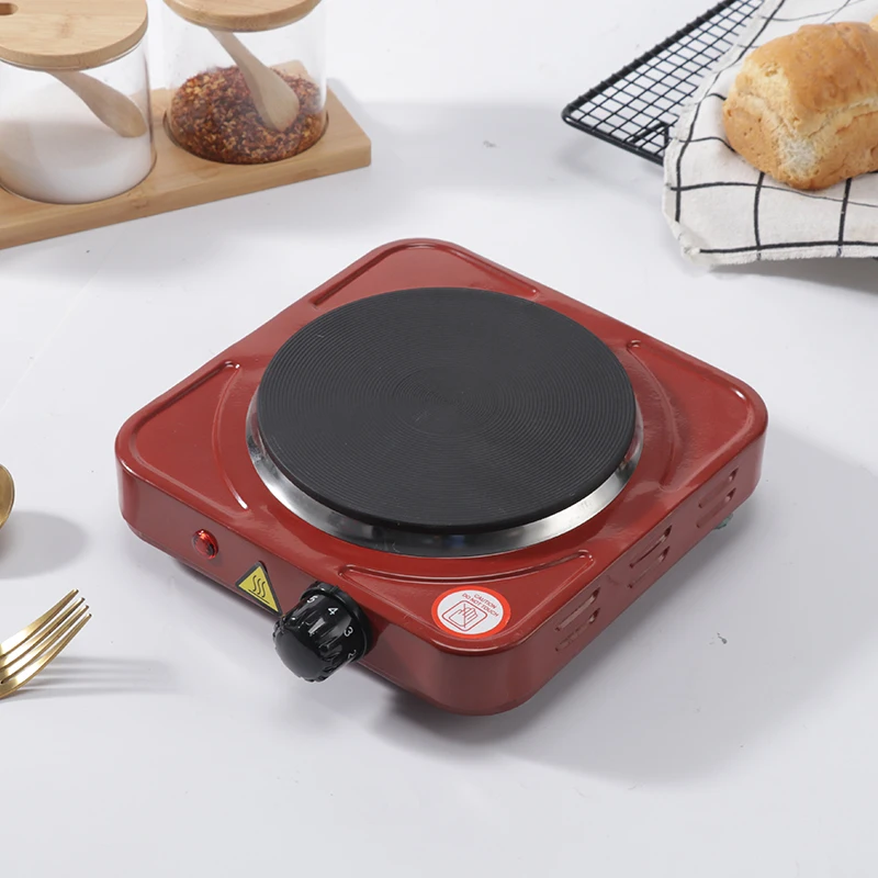 Hot Sale Adjustable Temperature 1000W Single Burner Electric Hot Plate For Cook