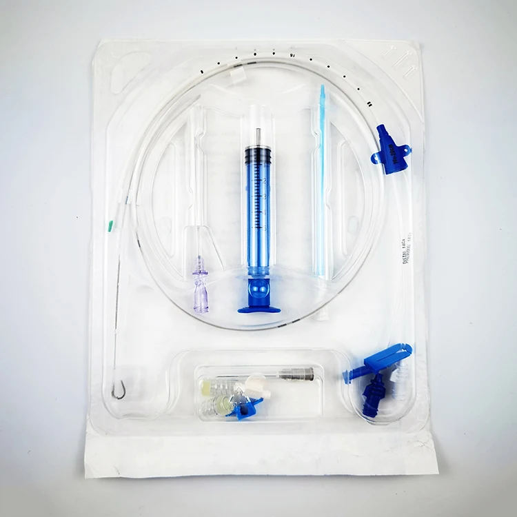 Kit Central Venous Catheter Medical CVC Kit Central Venous Catheter Single Lumen/Double Lumen/Triple Lumen