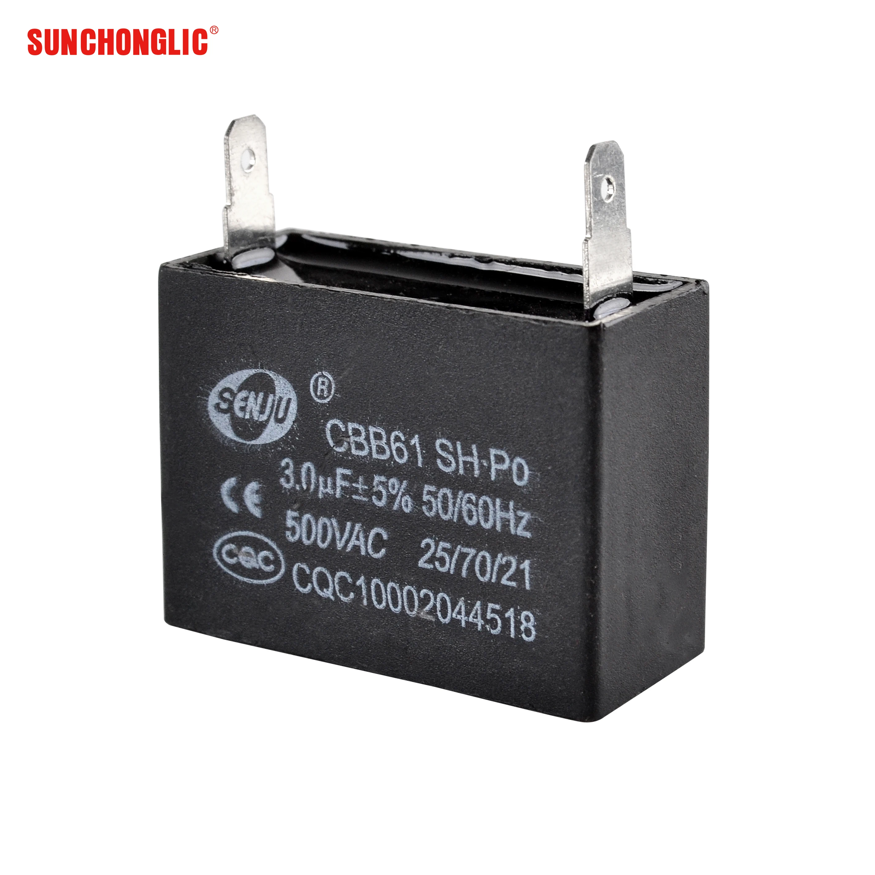 Sunchonglic Strong Discharge Capacitor 450V 3UF  Capacitor For Gas Water Heater Parts