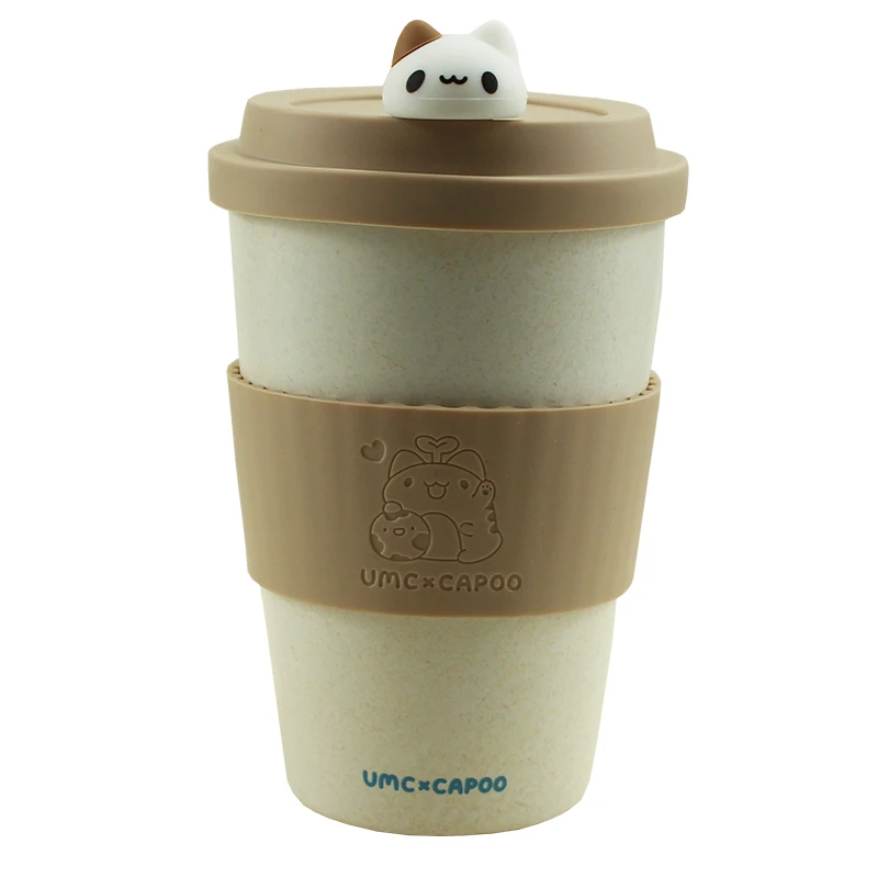 Best selling items new style green lifestyle bio bamboo fiber travel mug