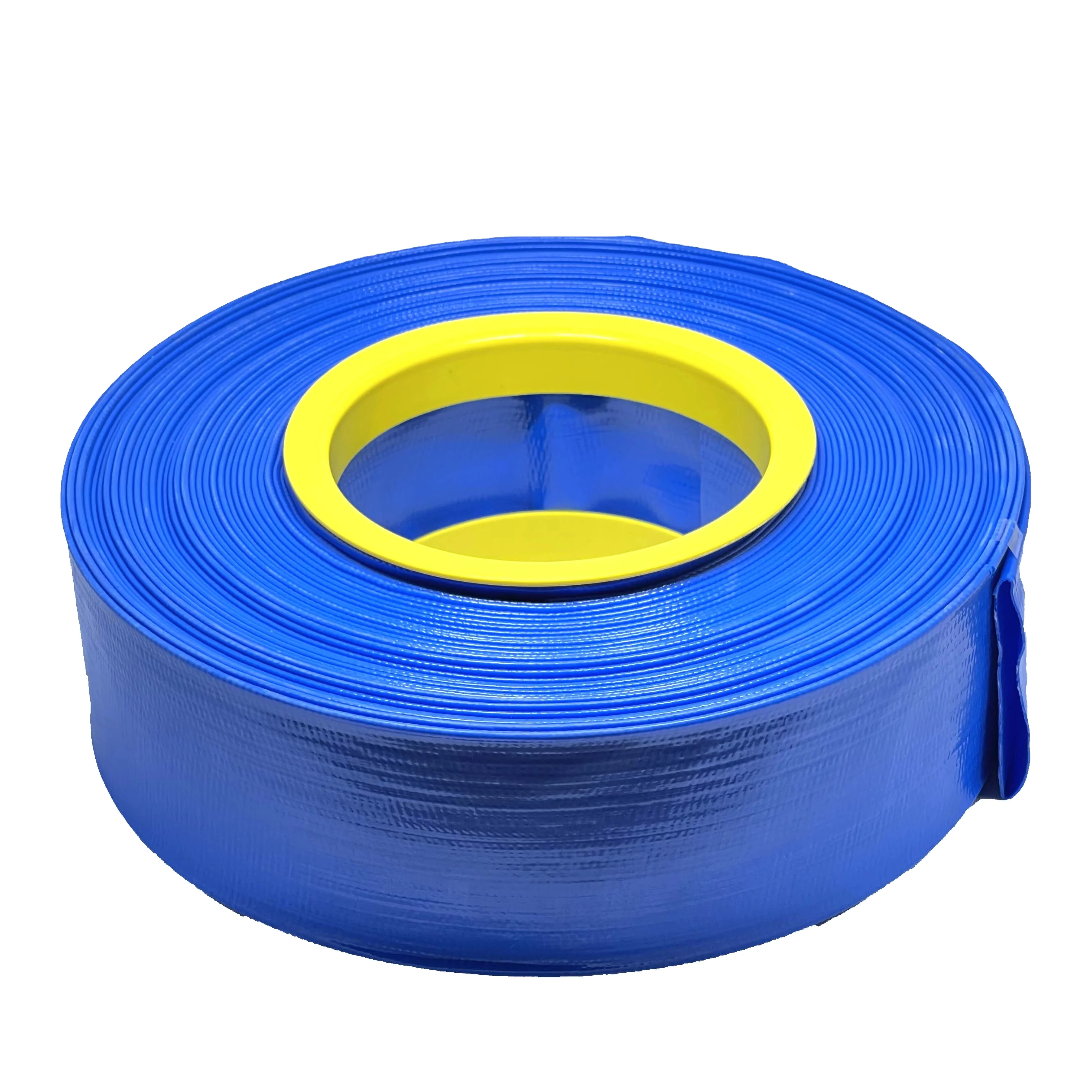 2 Inch PVC Lay Flat Hose Pipe 6 Bar Flexible Layflat Water Discharge Hose For Agriculture Farming