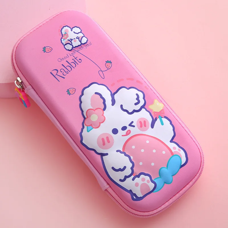 Top Seller 2022 Kids Pen Box Cartoon 3D EVA Pencil Bag School Stationery Pencil Case For Girls Boys Student