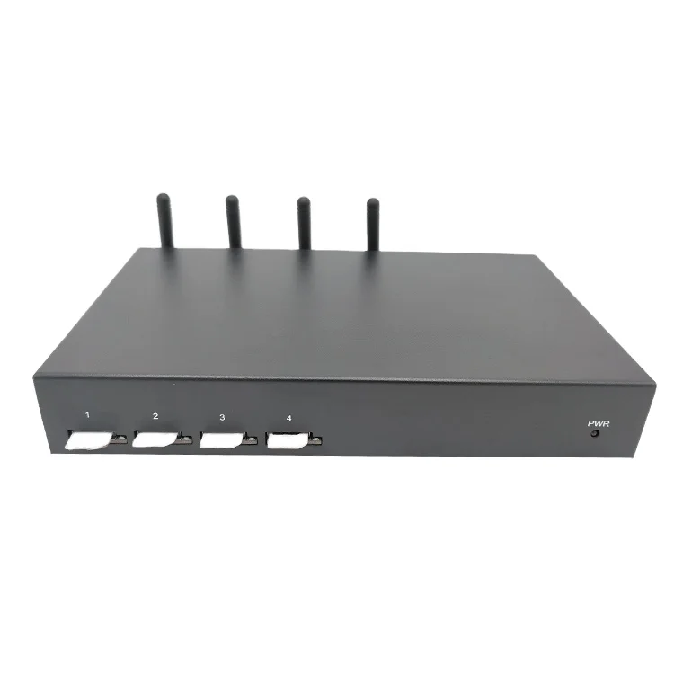 Небольшой портов Gsm голосовой шлюз Voip 4 порта 4 аппарат не привязан к оператору сотовой связи Voip голосового вызова цифровой Магистральный шлюз SK4-4 для тестирования голосового бизнес