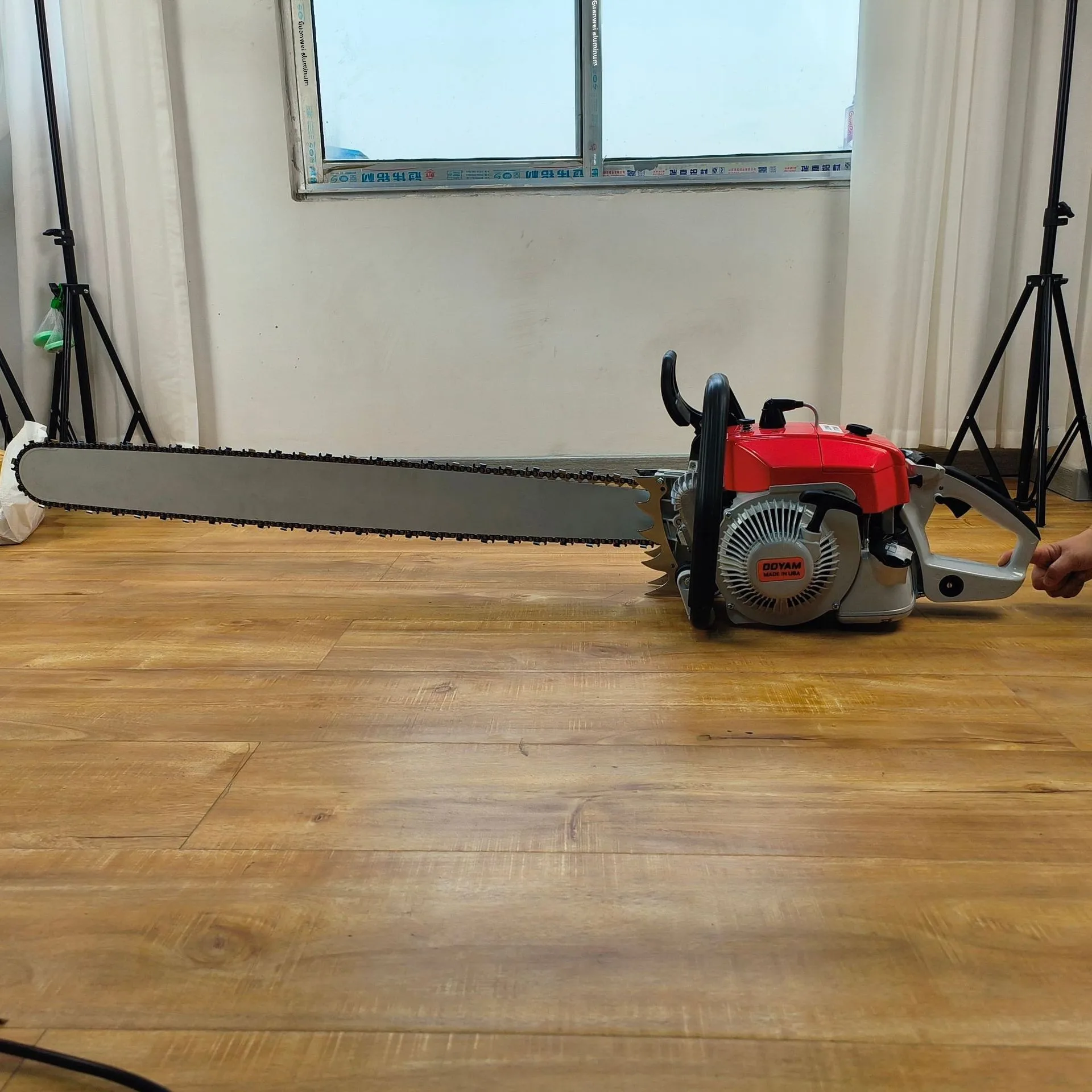 Stihl 070AV бензопила 42-дюймовая направляющая пластина цепи DIY класс промышленный Бензин/Бензин Мощность 2-тактная ручная ручка амортизатора