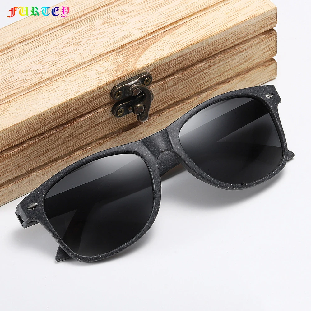 ECO 7061 New classes retro simple polarized shades sunglasses Environmentally friendly degradable materials eye wear glasses