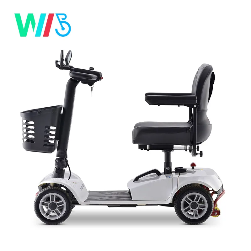 Disabled Scooter Four Wheels Parents Eld People Outdoor 4 Wheel Foldable Old People Disabled Electric Mobility Scooter