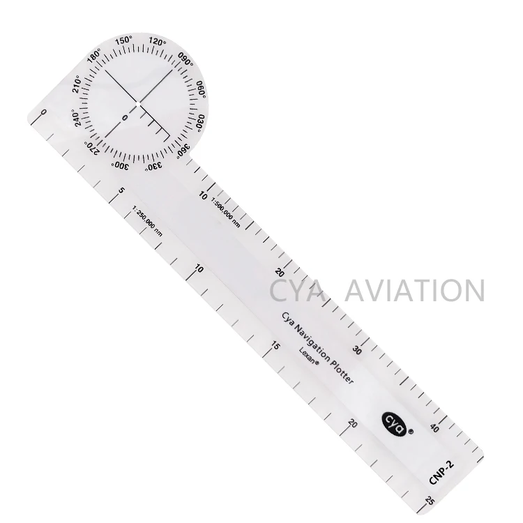 Flying school student NM scale ruler wholesale navigation plotter designed for topographical and radio navigation