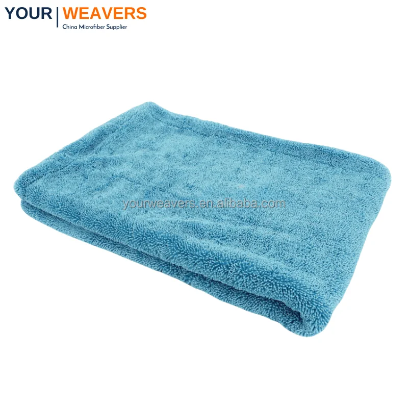 Wholesale Custom Microfiber Towel Car 1200GSM 90x60CM Korean Loop Microfiber Car Drying Towel Lint-Free for Car