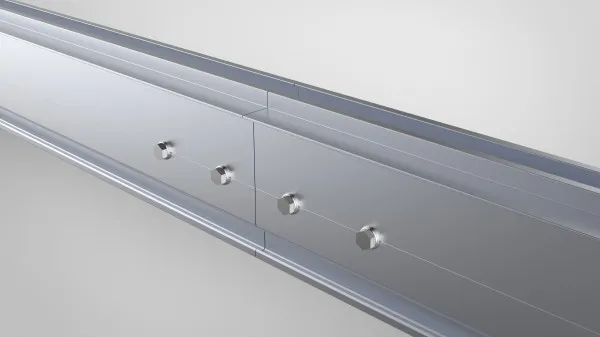 Al 6005-T5 Solar panel bracket accessories Rail Connector roof mounting system