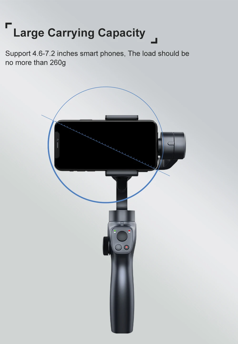 Новое поступление, вращение 360, умный шарнирный стабилизатор, автоматическое отслеживание, изготовление видеороликов, штатив для телефона