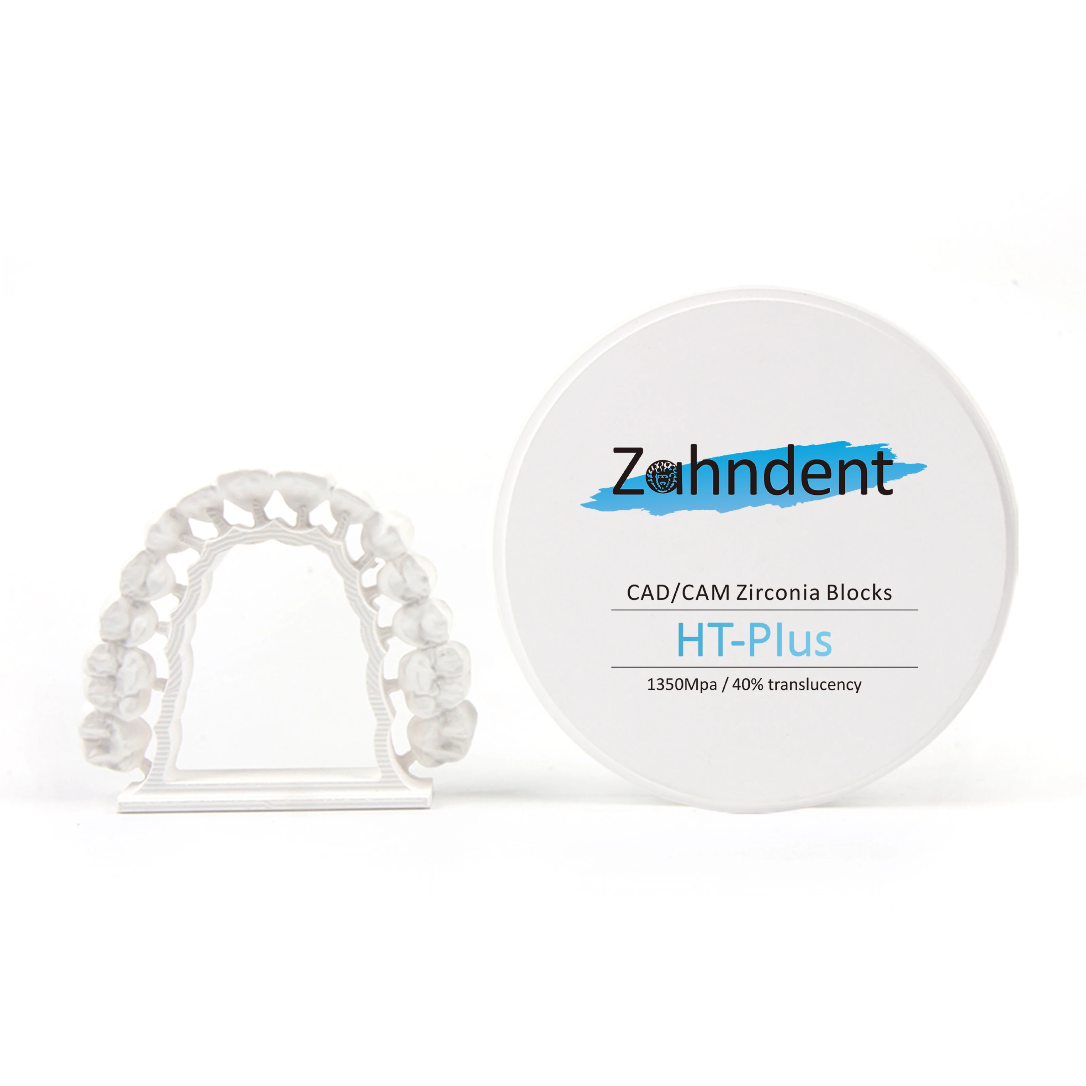 Dental High Strength Zirconia Block Sintering HT White Furnace Blank Ceramic