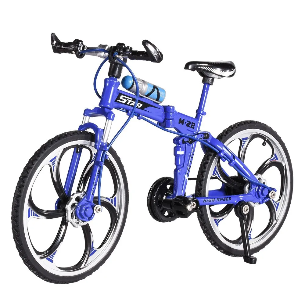 1:8 Alloy Metal High Quality Bicycle Simulation Alloy Mountain Bike Mini Bike Toy Model  Decoration Collection Toys for children