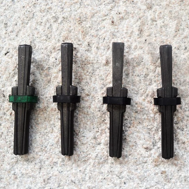 Stone splitting wedges shims feather Rock Splitter for Breaking Rock