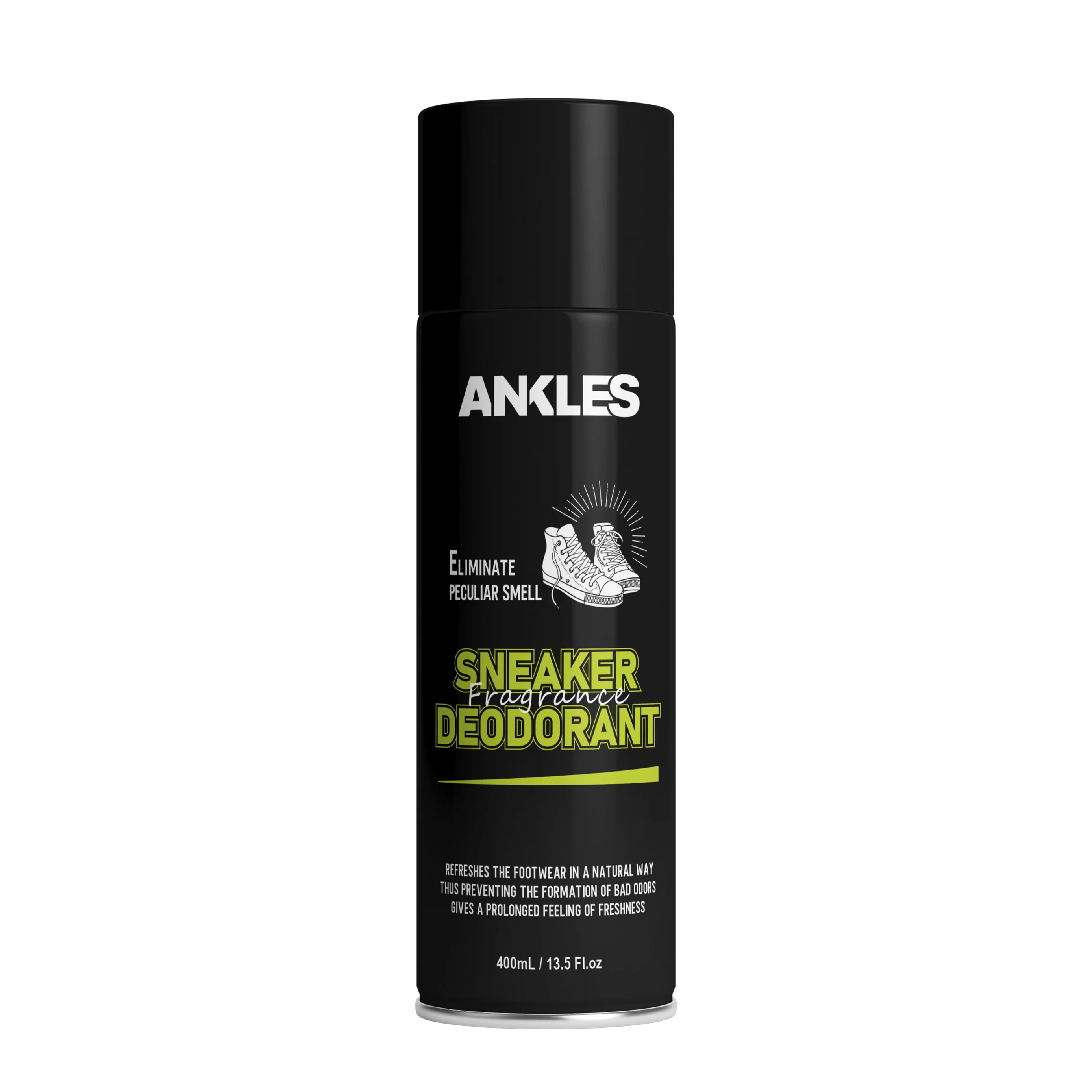 ANKLES natural shoe and foot spray deodorant for sneaker deodorizer spray shoe deodorant