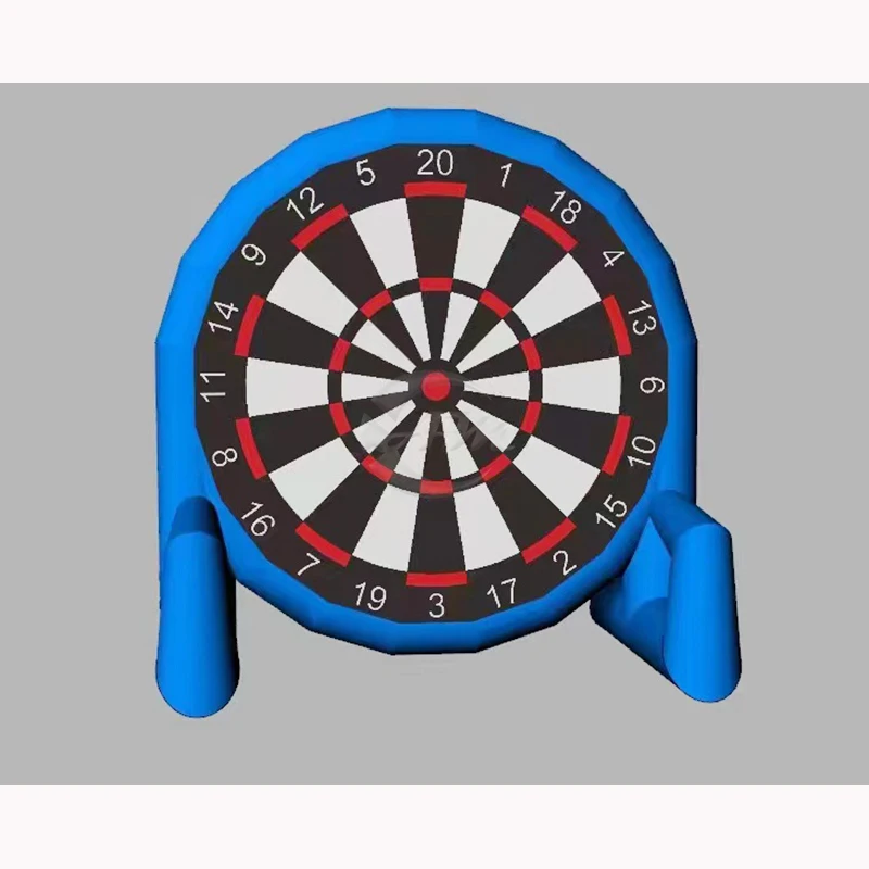 Portable Inflatable Soccer Target Football Shoot Inflatable Dartboard Kid Party Games For Activity