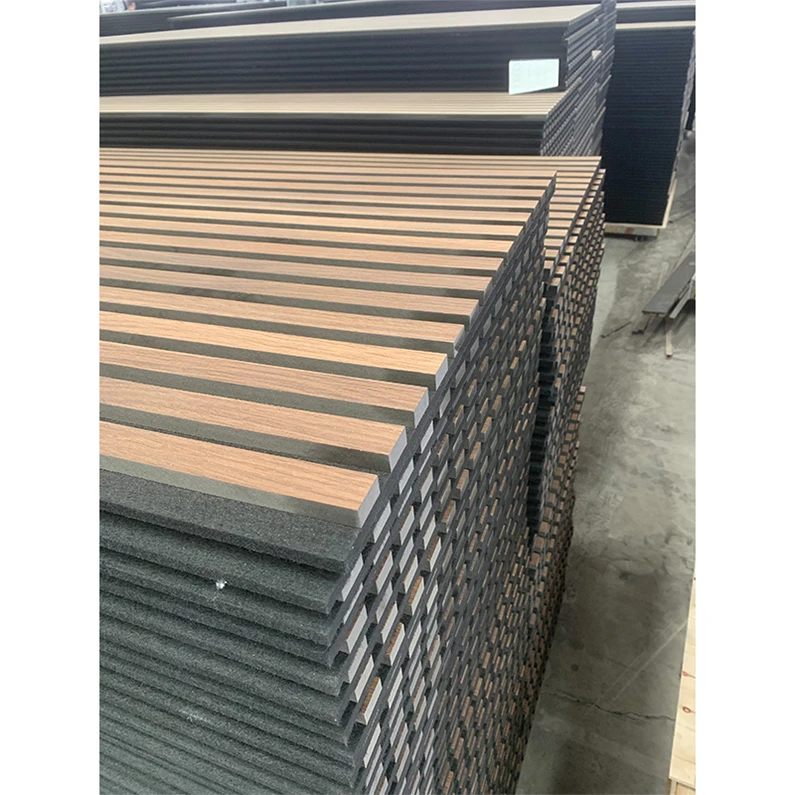 Sleek Acoustic Slat Wall Panel for Modern Soundproofing