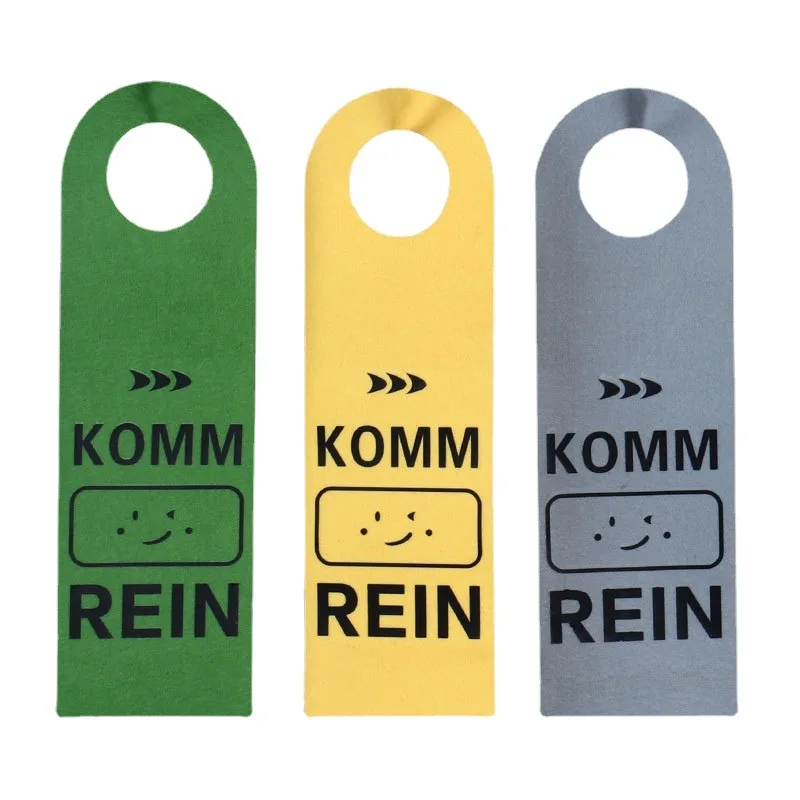 Wholesale Do Not Disturb Door Sign Please Clean Up Double-Sided Hanging Sign Hotel Guest Room Door Do Not Disturb Prompt Sign