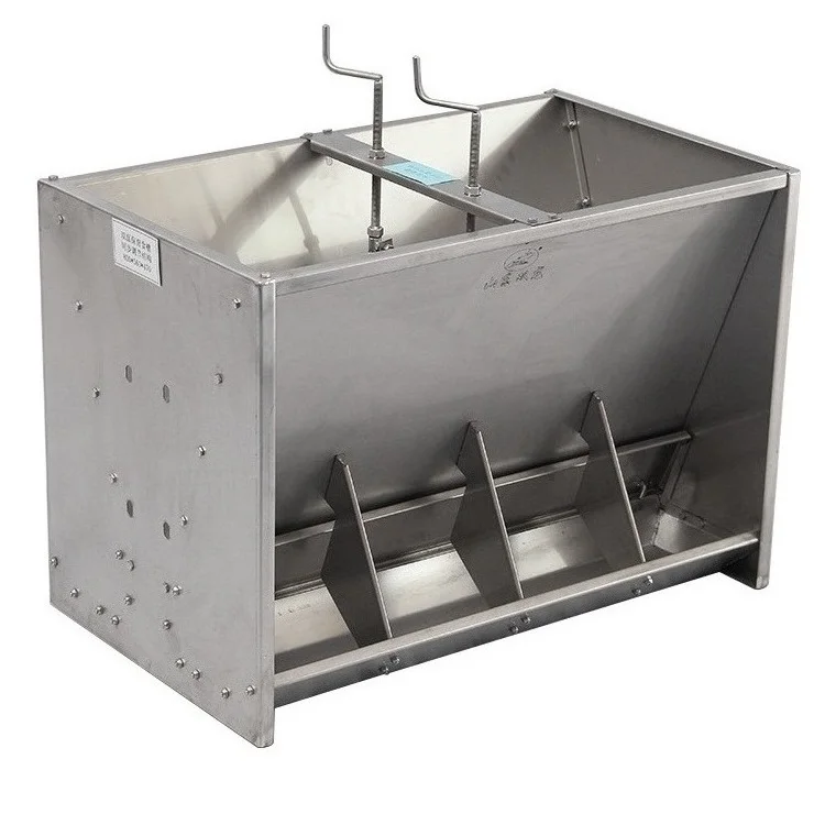 Pig feed trough 2021 new intelligent little piglet with dry and wet stainless steel feed trough liquid porridge feeder