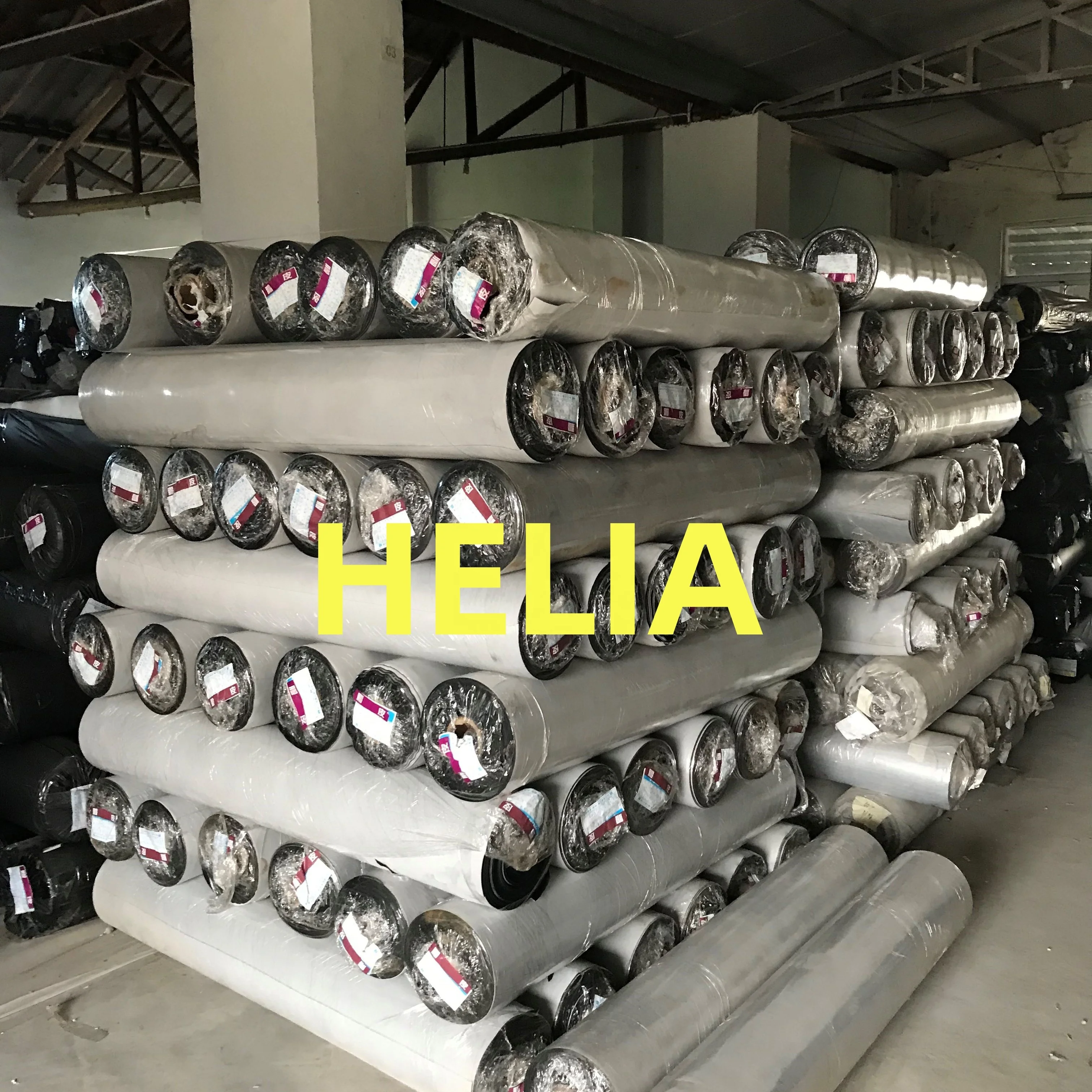 PVC car seat synthetic leather with high quality use 100% PVC material roll car leather stock used for the car stock