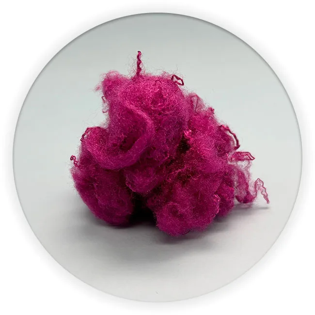 Good 2.5D triangle virgin polyester staple fiber for spinning