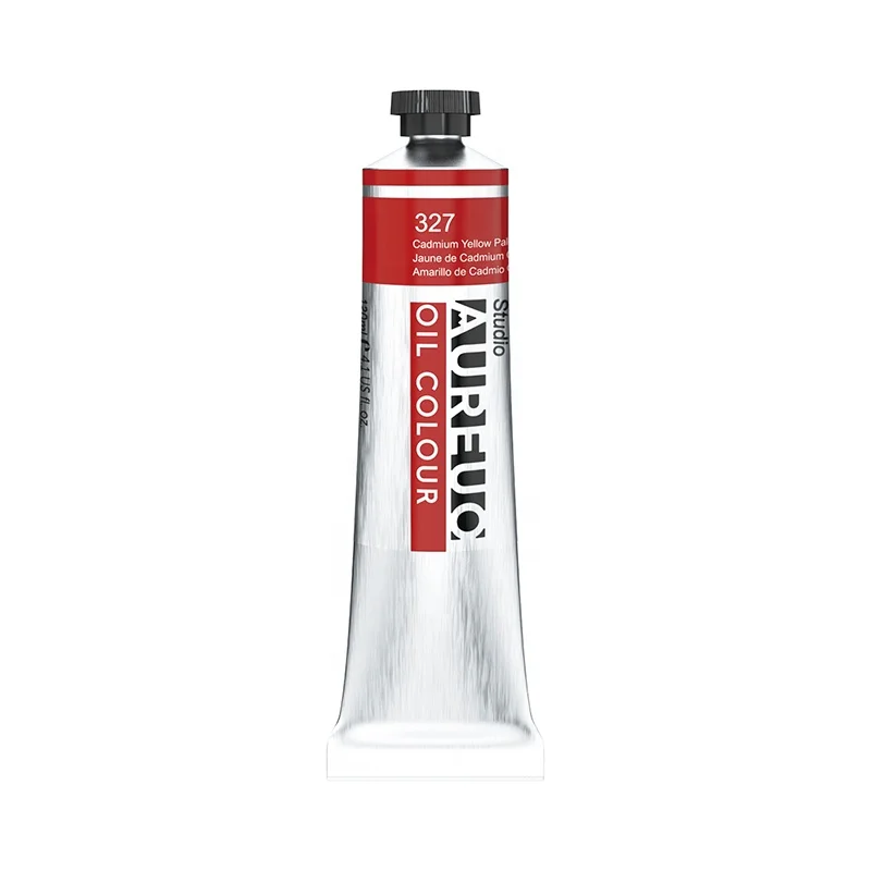 AUREUO Thick Consistency 120ml Yellow Artist Oil Colors For Student Canvas Painting