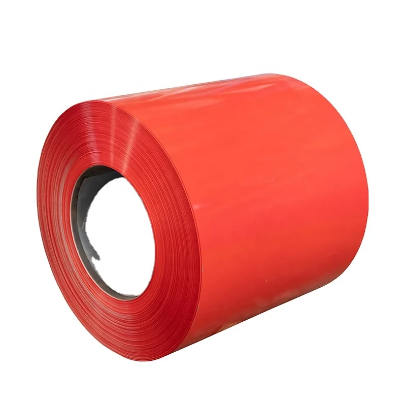 Factory price 0.55mm 0.47mm 1000mm prepainted galvanized ppgl color steel coil Ral 8017 6005 3003
