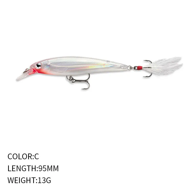 Wholesale Luya Bait 95Mm/13G High Transmittance Strong Lure Fish Sea Trout Fishing Lures