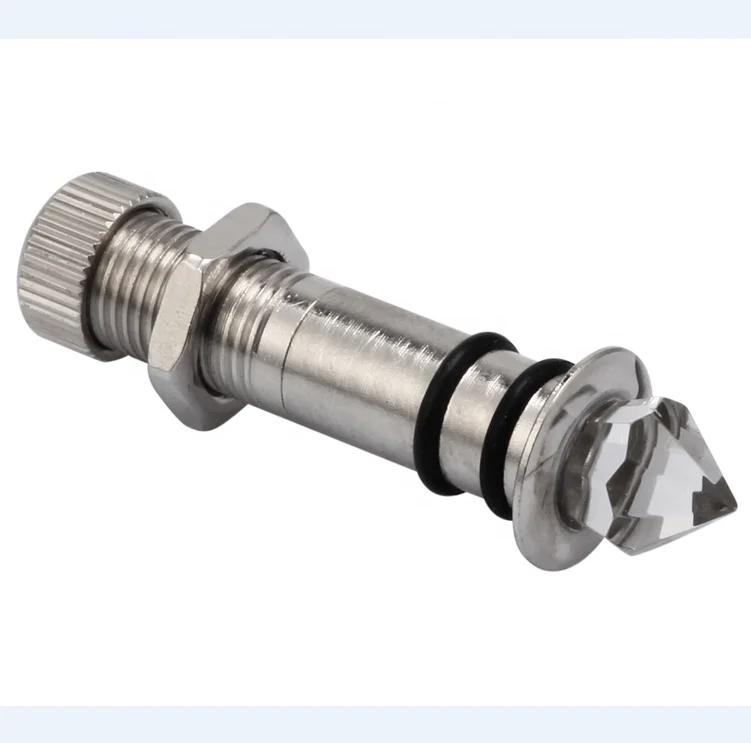 Fiber optic light crystal end fitting pieces for starry star ceiling