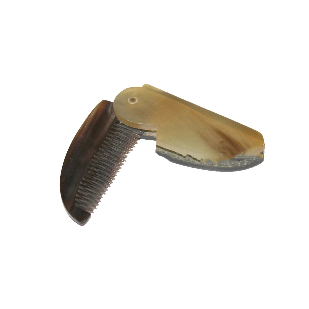 Traveling Folding Bone Comb Hair Care Tool and Detangling Comb Convenient for Travel and Diaper Bags Fun Gift