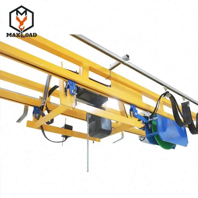 1000 kg KBK Flexible Combined Monorail for Air Material Transportation