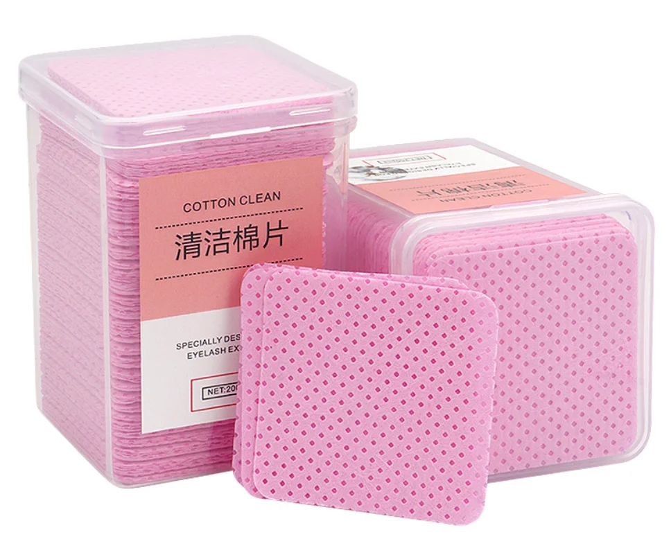 2022 Factory  Price  Non-Woven Fabric Nail wiping pad Nail Wipes Lint free 100% Cotton Napkins Private Label Nail Polish Wipes