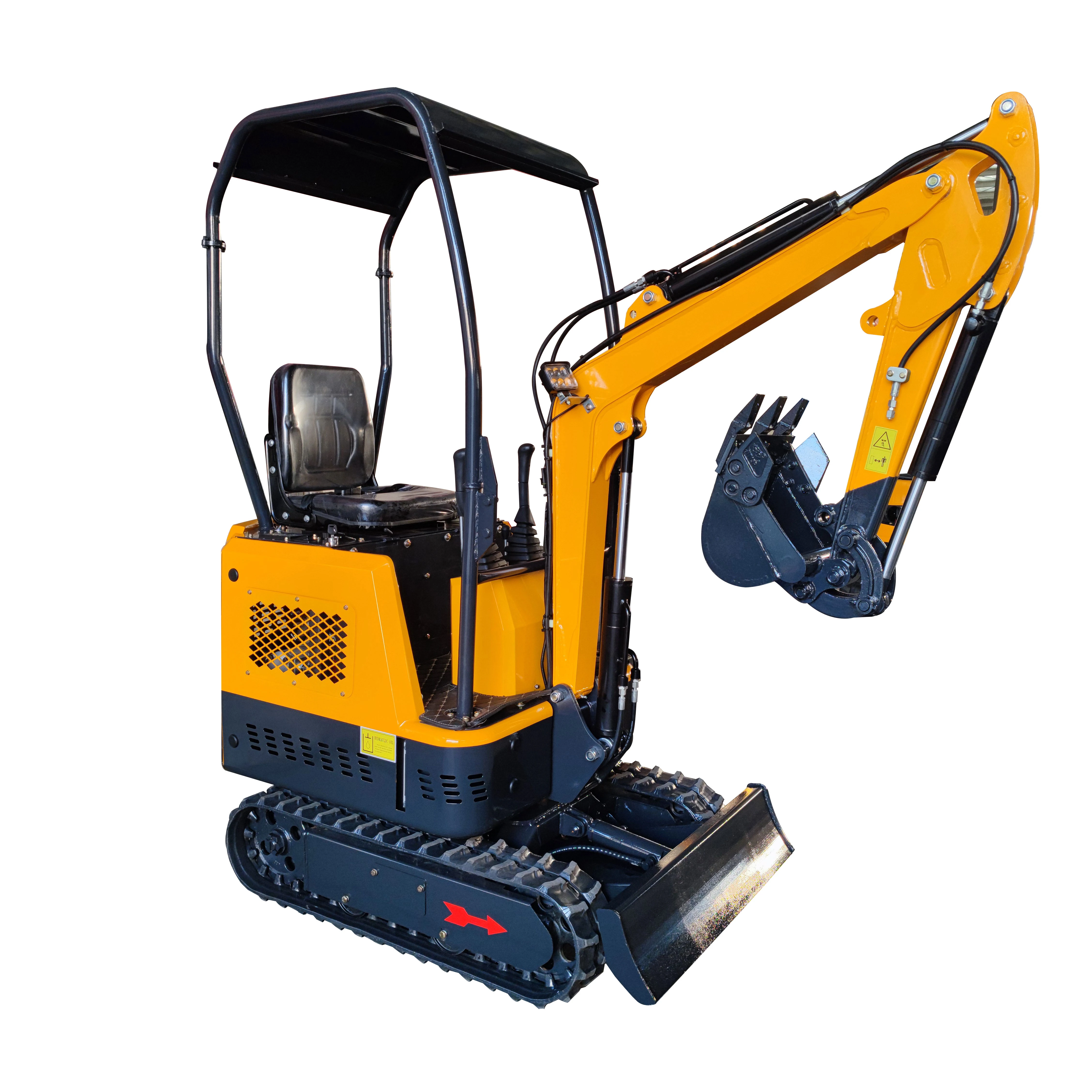 Hydraulic crawler micro digger for farm garden home use 1.5 ton excavator china mini digger mini bagger for sale