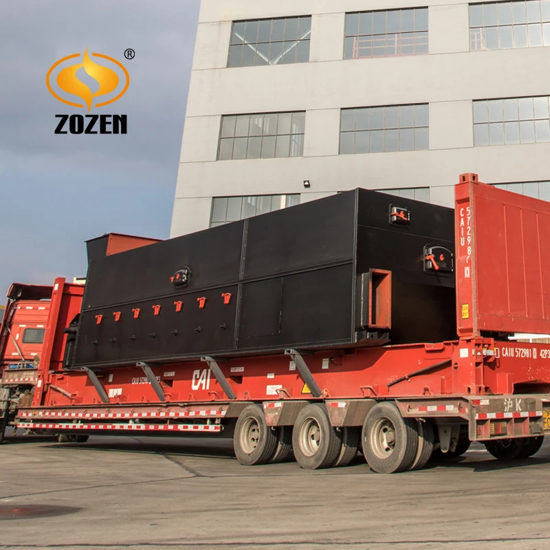 8 2 МВт горизонтальный термомасляный котел на твердом топливе для текстильной фабрики