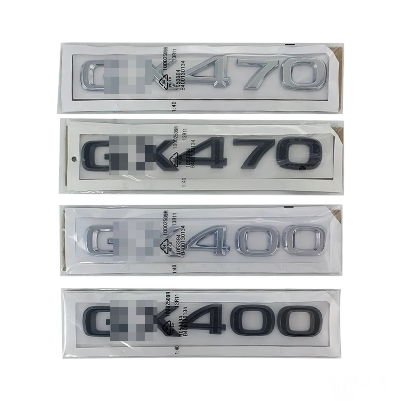 Hot sale 3D ABS Plastic Emblem GX400 GX460 GX470 badge Logo for Car Tailgate Trunk Sticker Decoration