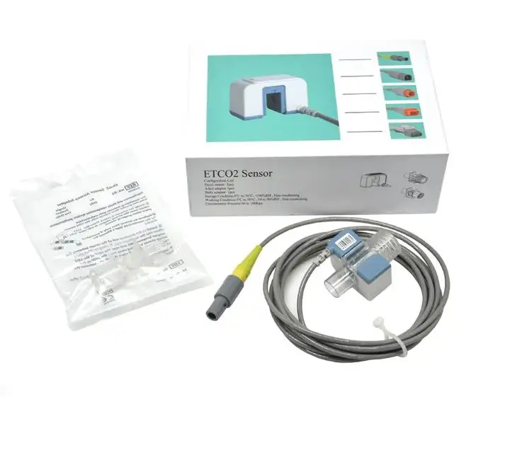 hot selling medical EtCO2 Sensor 8pin etco2 sensor airway adapter for Goldway