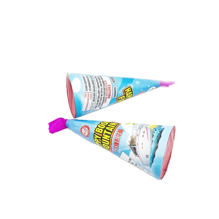 For sale consumer indoor display cold Ice stage 7 inch conic fountain fireworks