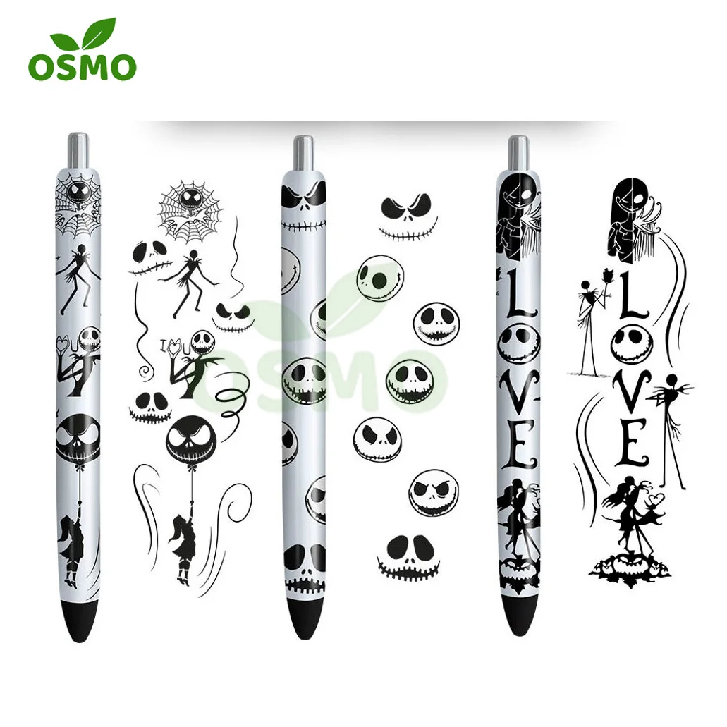 Osmo Factoroy Wholesale Customize UV Dtf Pen Wraps Transfer Decals for Ballpoint Pens