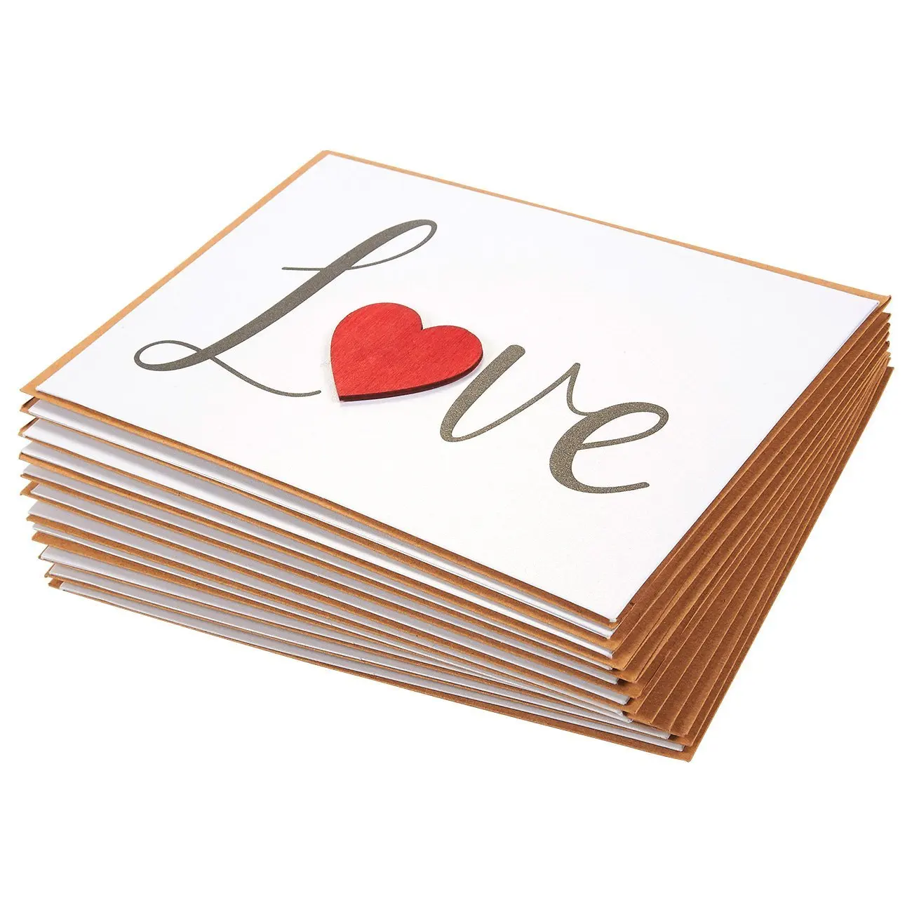 Gold Foil Blank Gift Certificate Cards with Envelopes Business Custom for Client Vouchers Birthday Work Gift