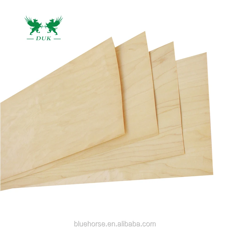 Wholesale  Maple Veneer Natural Timber Veneer Maple Wood Veneer For Skateboard