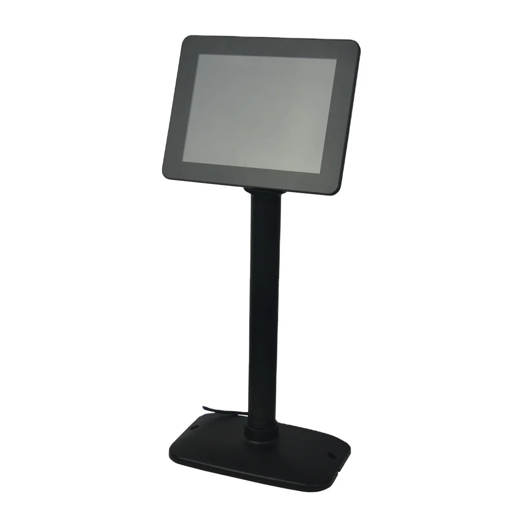 Square Screen 8 Inch USB Power LCD Customer Display for POS Pole Display
