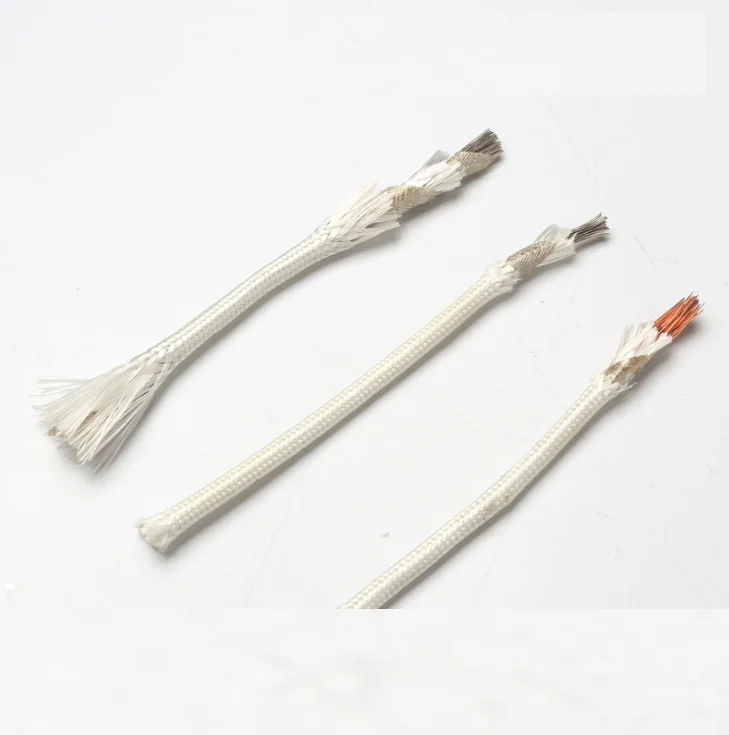 Fire resistance 500 Degree Mica tape Fiberglass Braided Cable Wire 0.75mm2 1.5mm2 2.5mm2 4mm2 6mm2 10mm2 16mm2