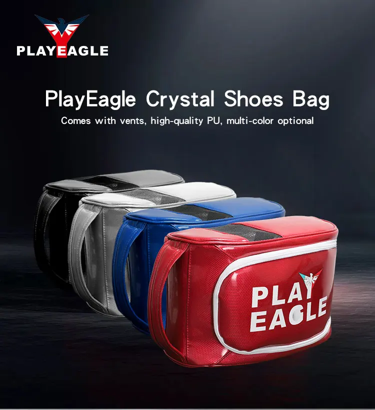PLAYEAGLE U-образная застежка-молния дышащая сетчатая обувь для гольфа Сумка-тоут с ручкой