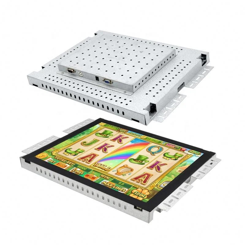 19 дюймов VGA CGA открытая рамка монитор с сенсорным экраном для POT O GOLD /WMS /T340 игра