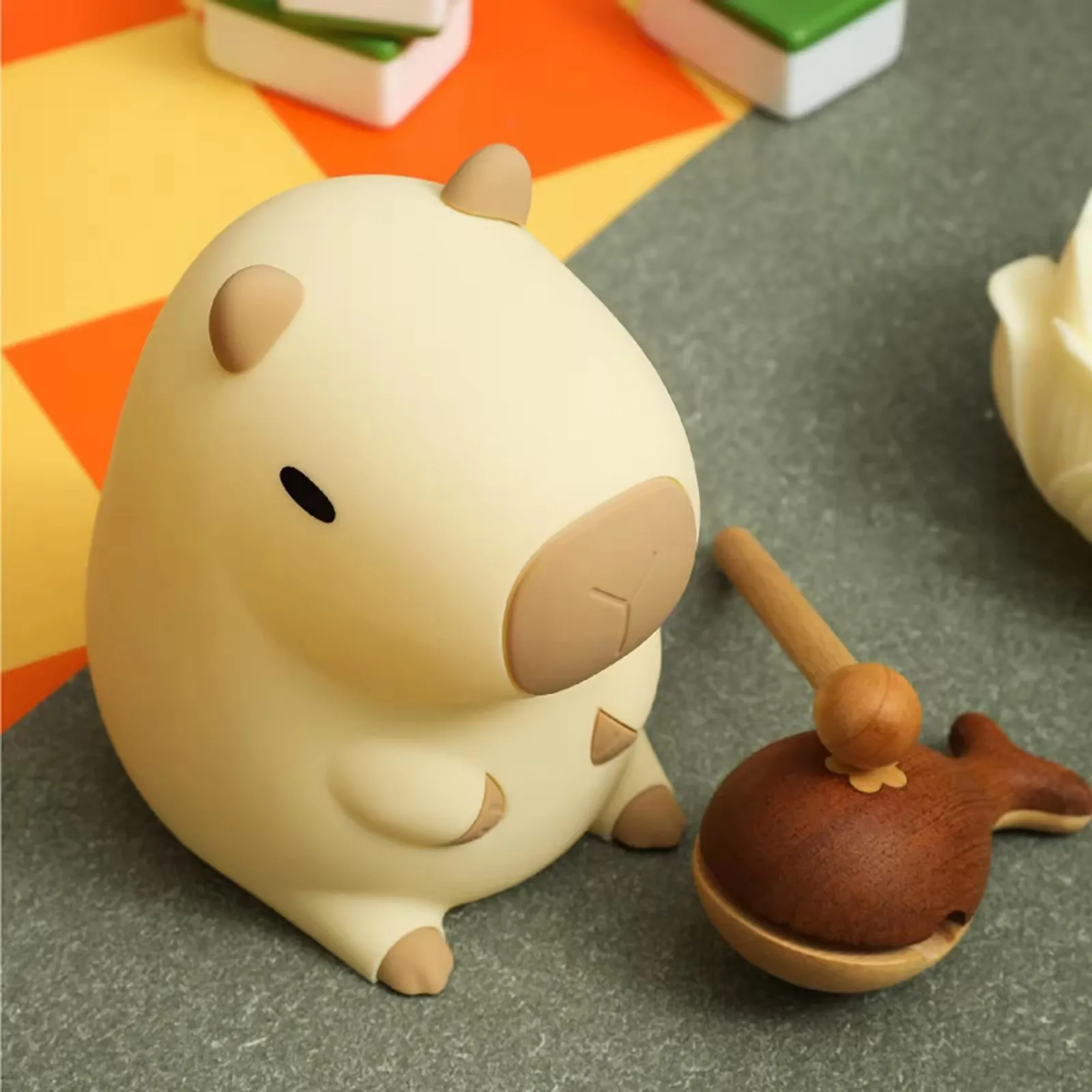 Hot Sales Night light Silicone Kids Toy Christmas Gifts Capybara Night Lamp