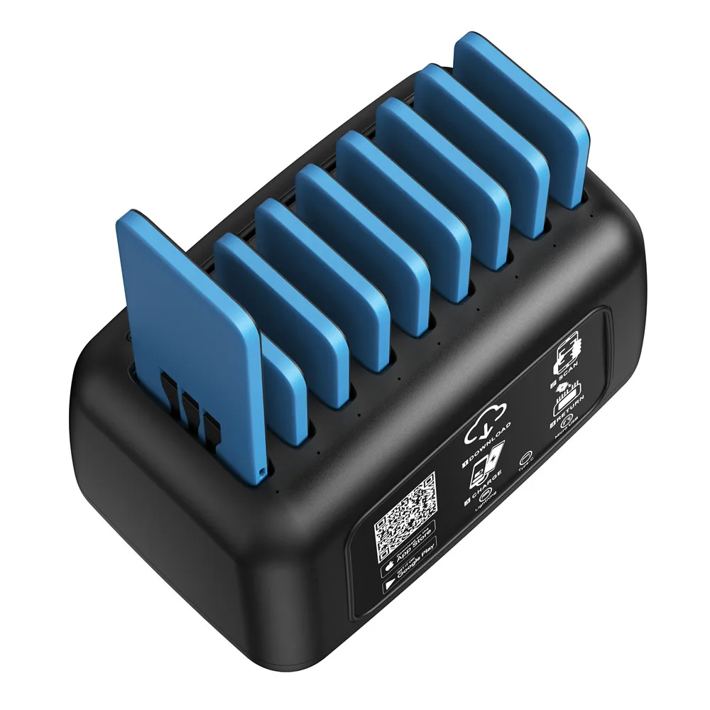 Smart qr code 9 ports powerbank rental station mobile phone shared power bank stations
