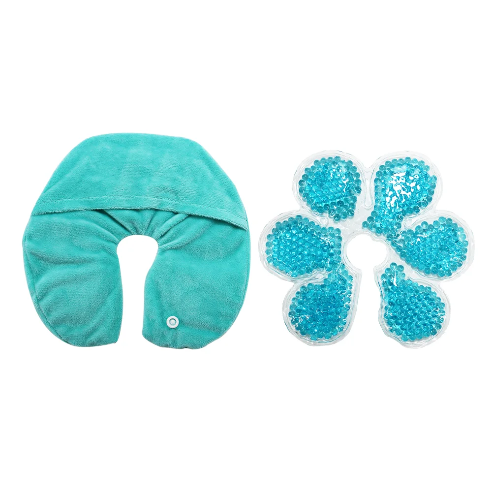 Free Sample Ice Pack Women Breast Feeding Pain Relief Polyester Gel Packs Cooling Pad