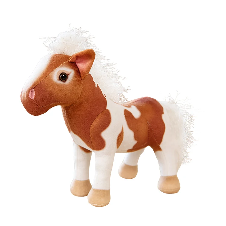Factory sale high quality stuffed animal horse plush doll cute pony plush toy for kids & mom