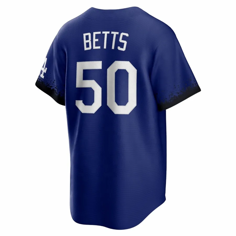 Лучшее качество американская бейсбольная Мужская майка форма #50 BETTS #22 KERSHAW #10 тюнер #17 OHTANI