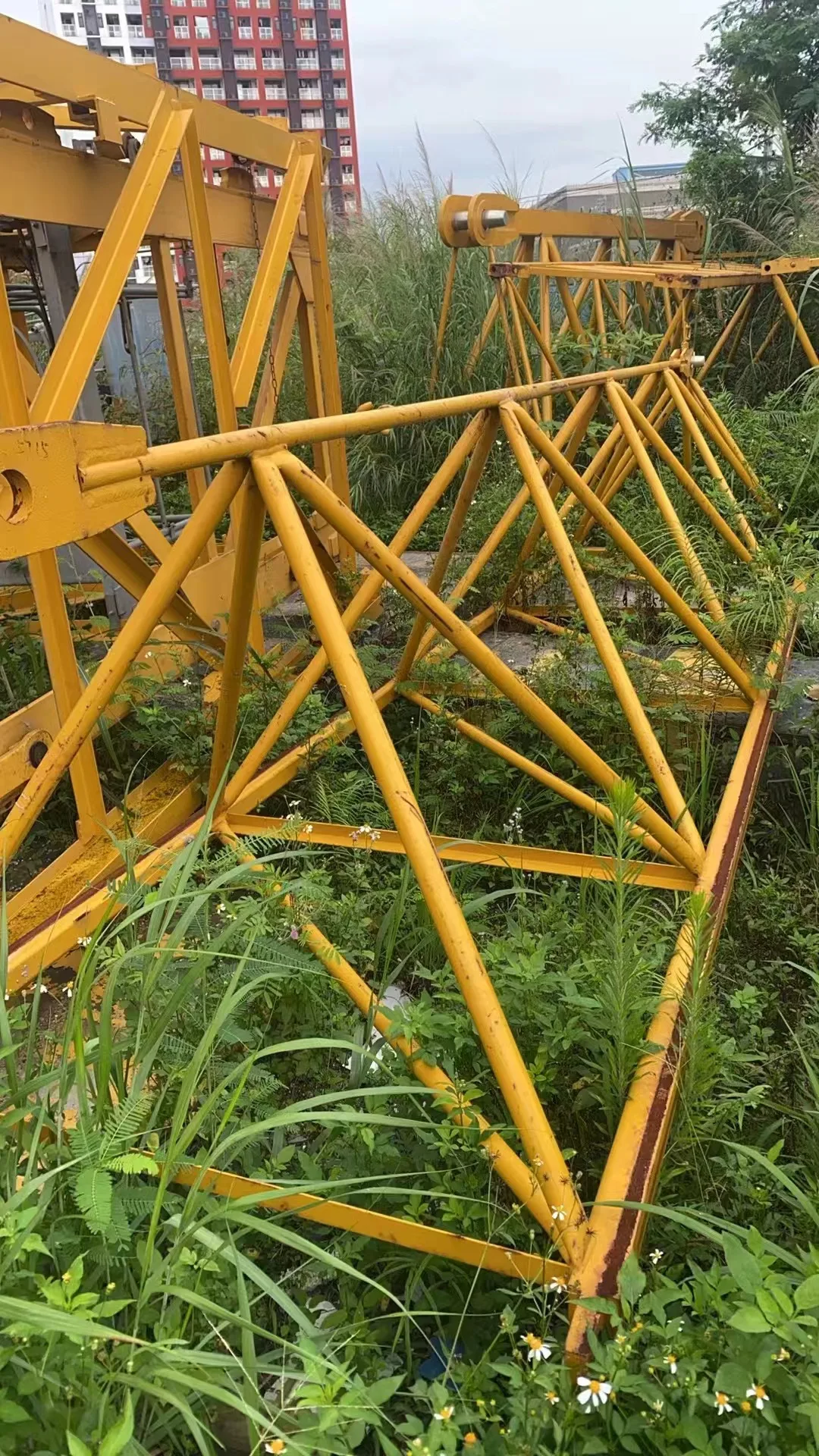 well-sale good price of China brand used tower crane for construction flat top