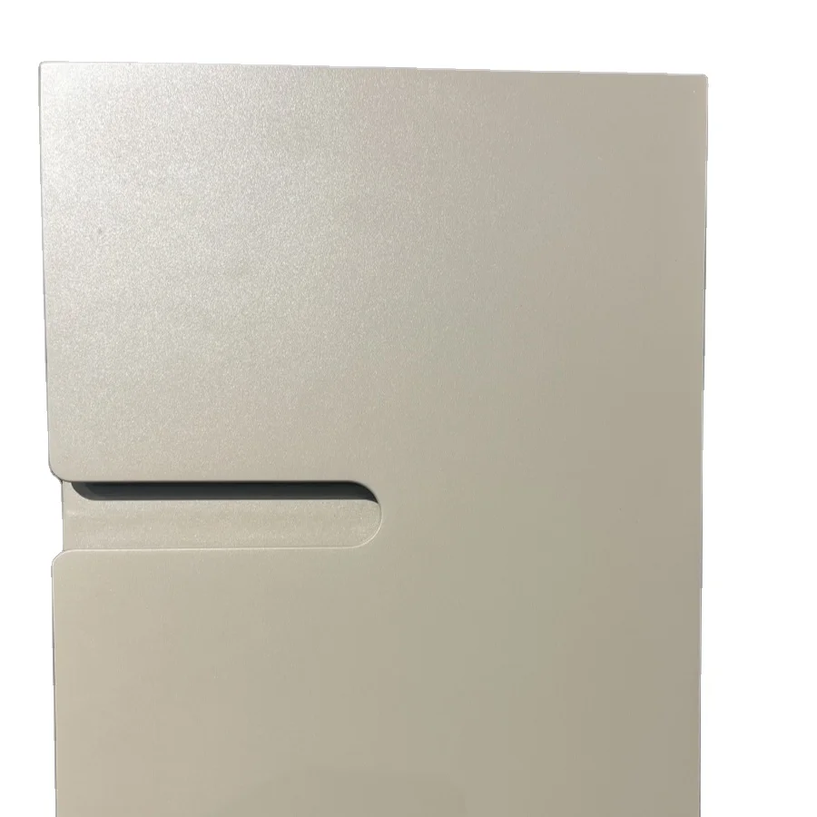 Modern Design MDF Board Electrostatic Powder Coating Durable E0 HomeDeco Wardrobe Door Panel PVC Indoor Furniture Use